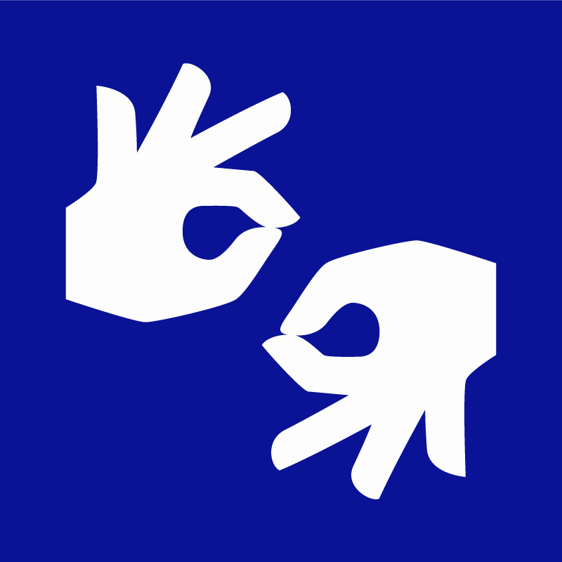 Logo für Gebärdensprache